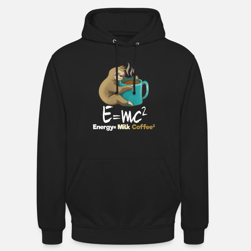 Sloth Coffee Gift - Unisex Hoodie - black