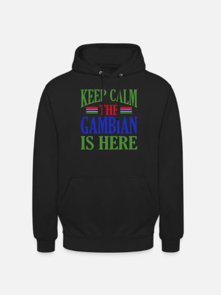 Gambia - Unisex Hoodie - Schwarz