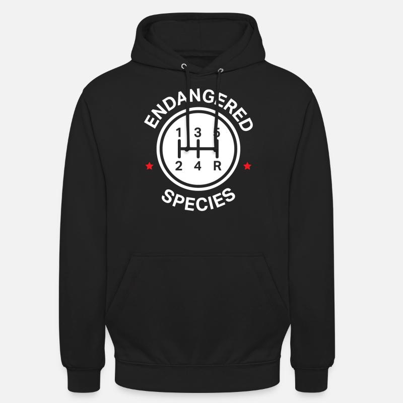 Manuelle Getriebe, Manuelles Verschieben - Unisex Hoodie - Schwarz