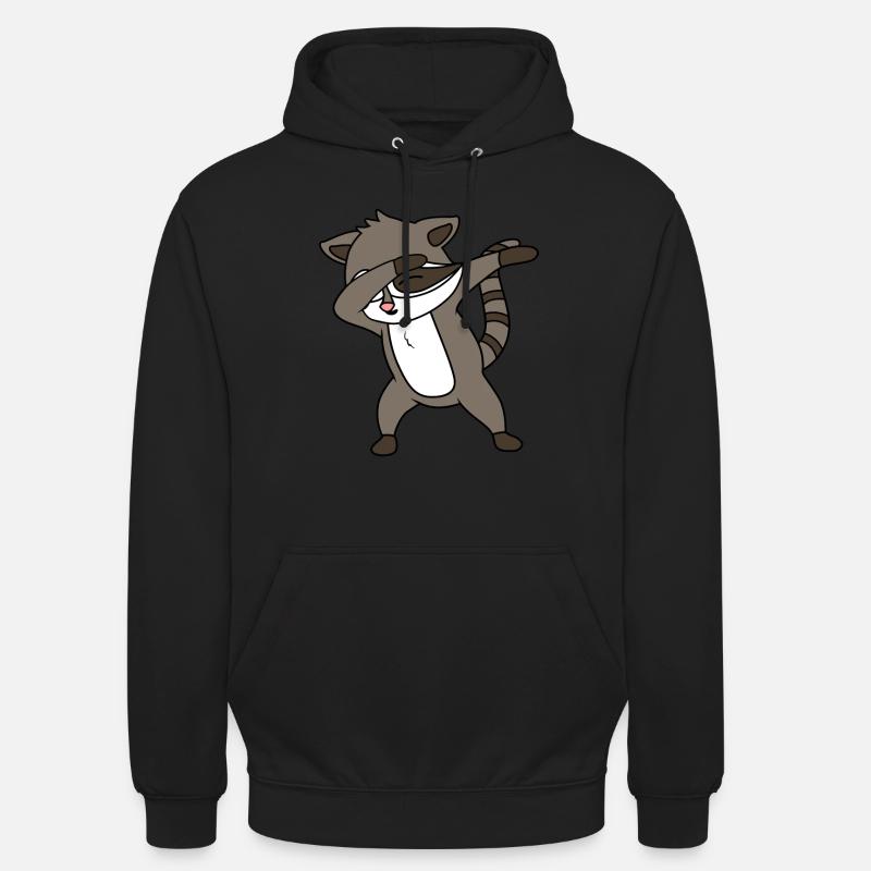 Waschbär - Unisex Hoodie - Schwarz