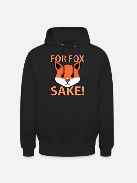 Fox - Unisex Hoodie - black