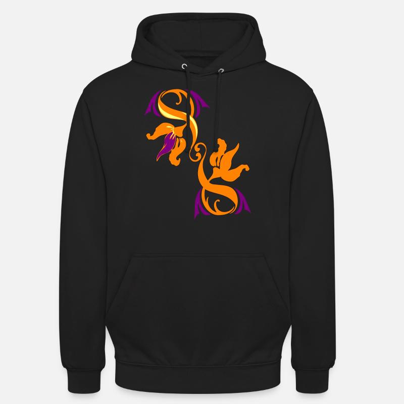 Cooles Muster - Unisex Hoodie - Schwarz