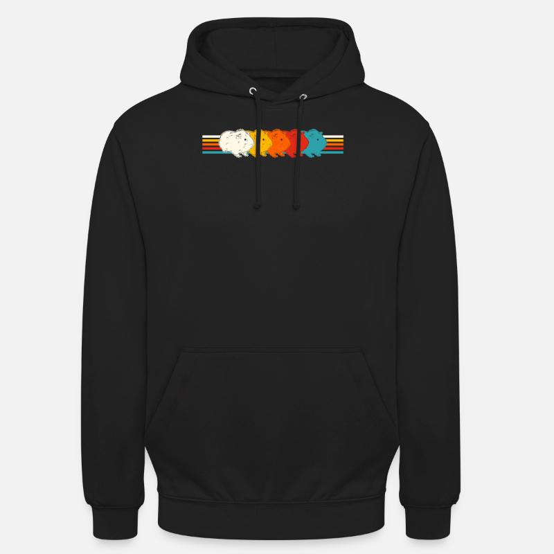 Amateurs de cochons d’Inde. - Sweat-shirt à capuche unisexe - noir