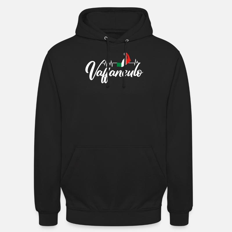 Vaffanculo Heartbeat - Sweat-shirt à capuche unisexe - noir