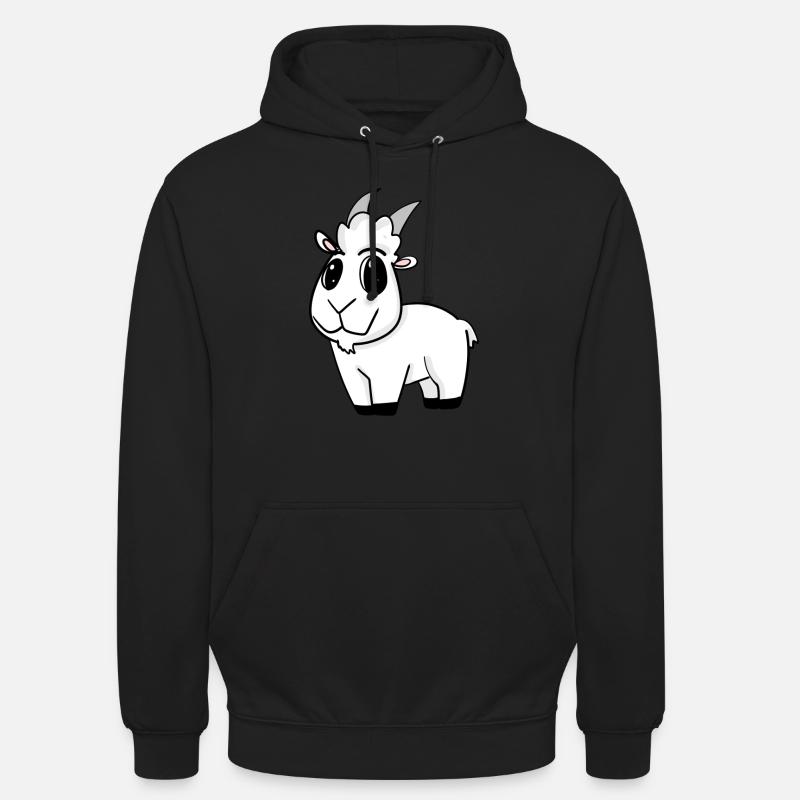Chèvre Chèvre Buck - Sweat-shirt à capuche unisexe - noir