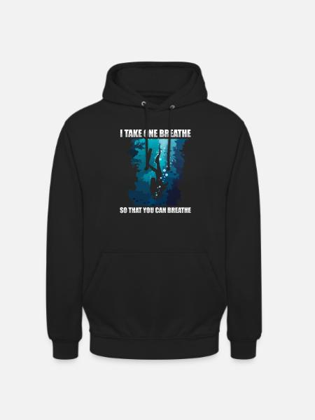 Scuba Diving Divers Diving - Unisex Hoodie - black