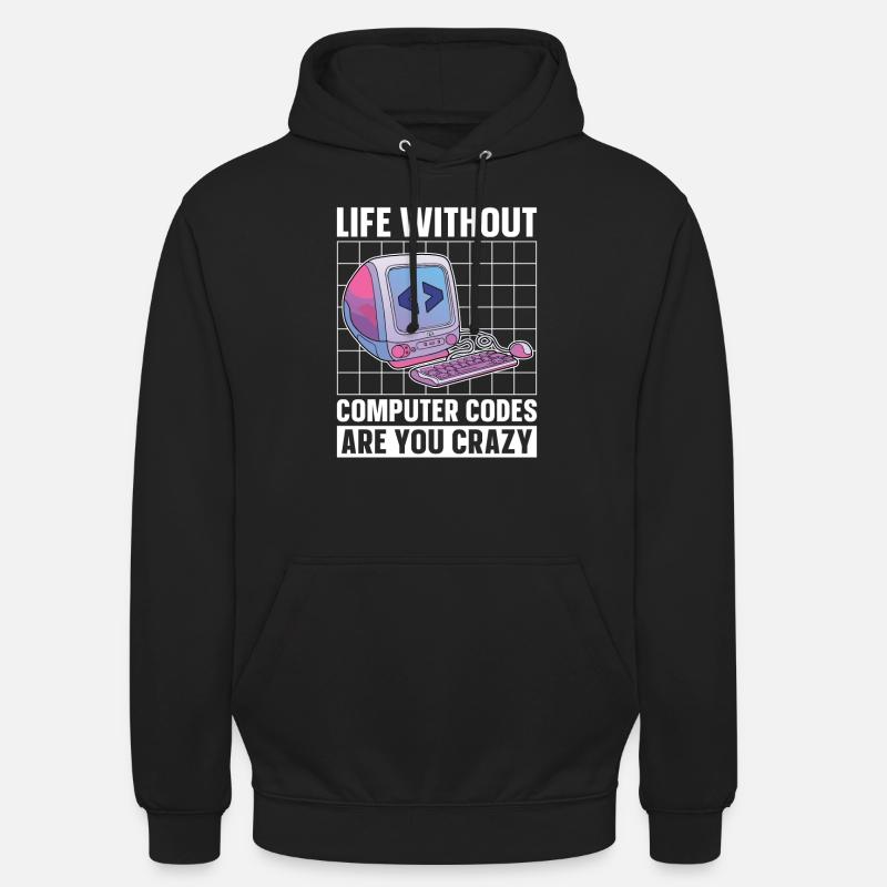 Programmer Coder Software Developer - Unisex Hoodie - black