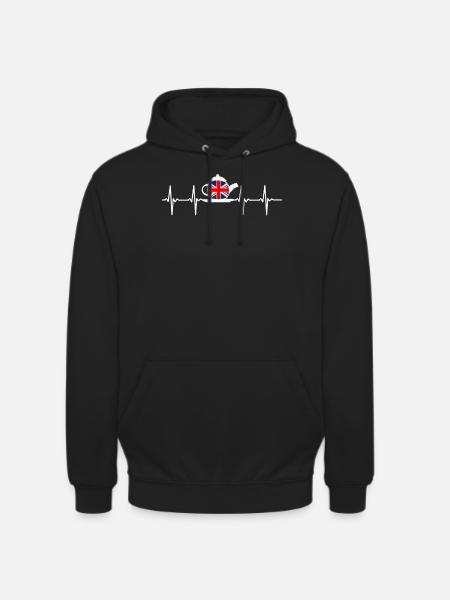 Teeliebhaber, Teetrinker, Teezeit - Unisex Hoodie - Schwarz