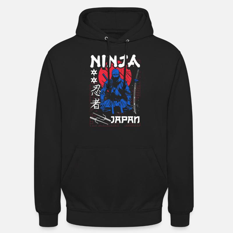 Ninja 5ème anniversaire - Sweat-shirt à capuche unisexe - noir