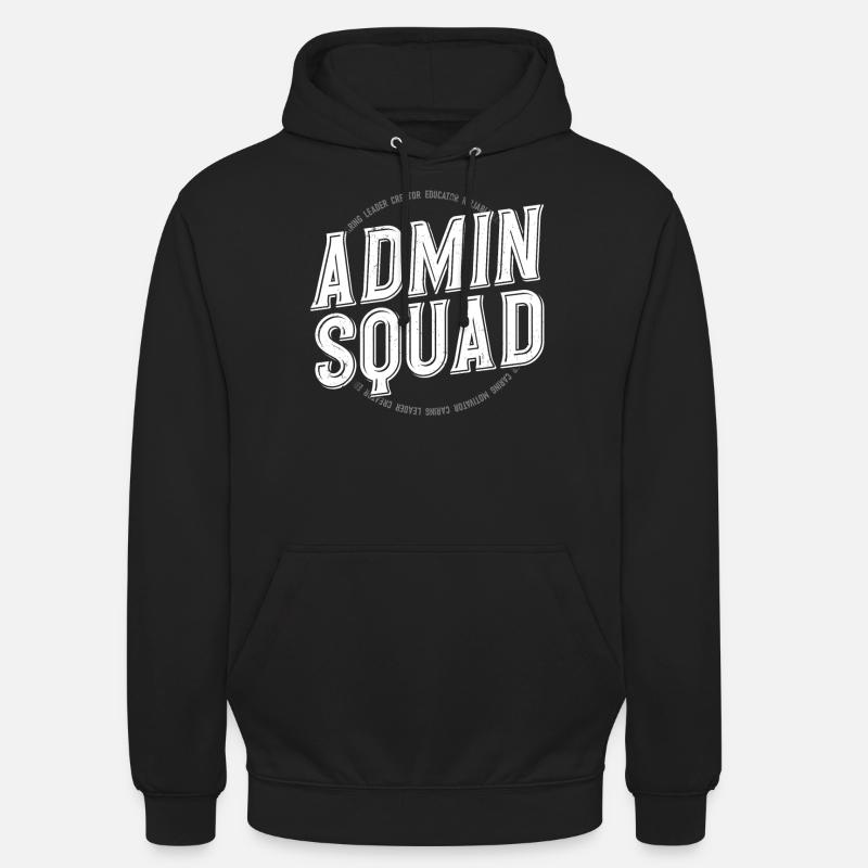 Directeur adjoint, École d’administration - Sweat-shirt à capuche unisexe - noir