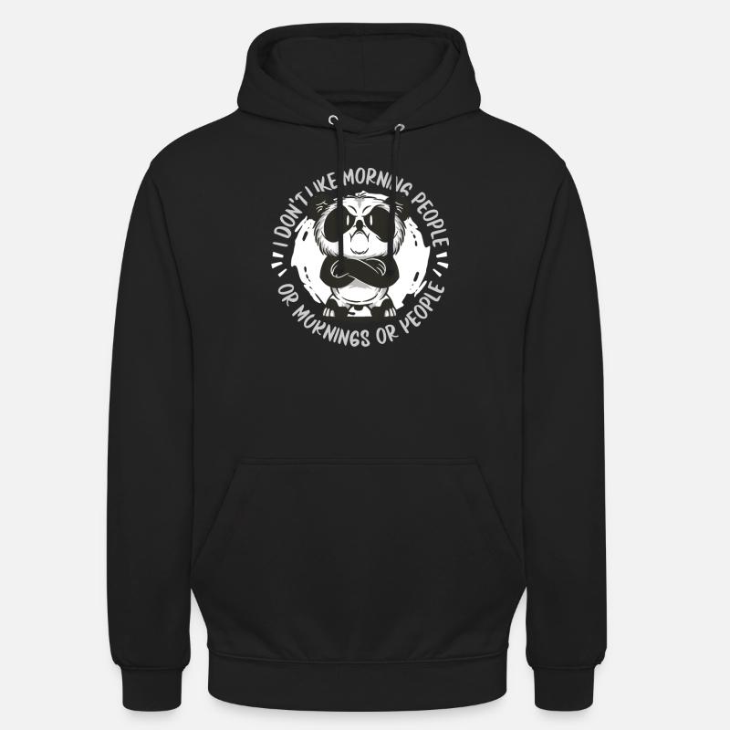 Panda Panda Ours - Sweat-shirt à capuche unisexe - noir