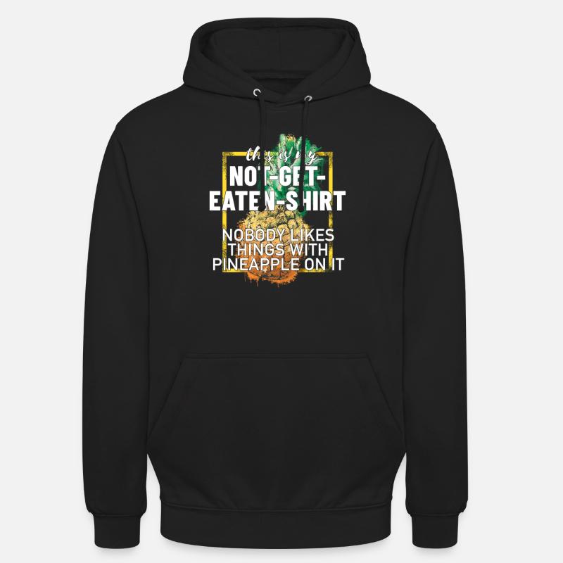 Drôle de cadeau d’ananas - Sweat-shirt à capuche unisexe - noir