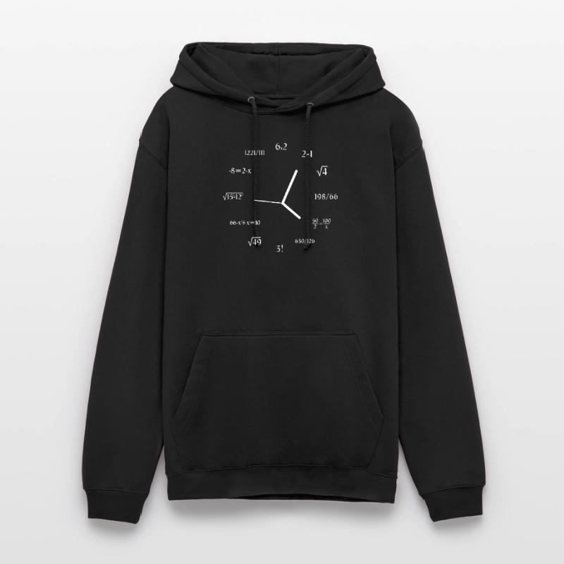 Math Clock Math Formule Meme Joke Math Sweat-shirt à capuche unisexe