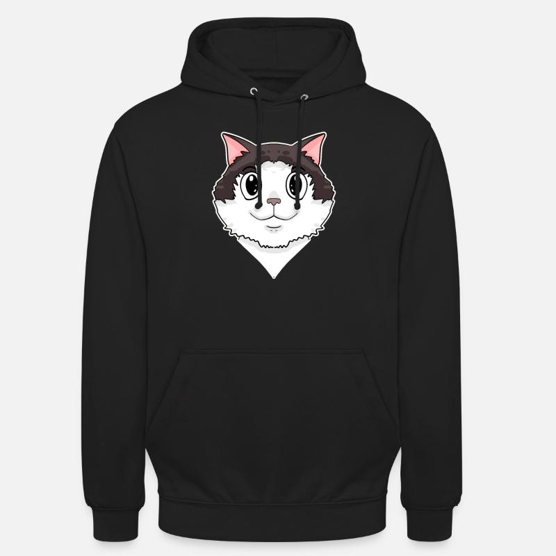 Chat Ragdoll - Sweat-shirt à capuche unisexe - noir