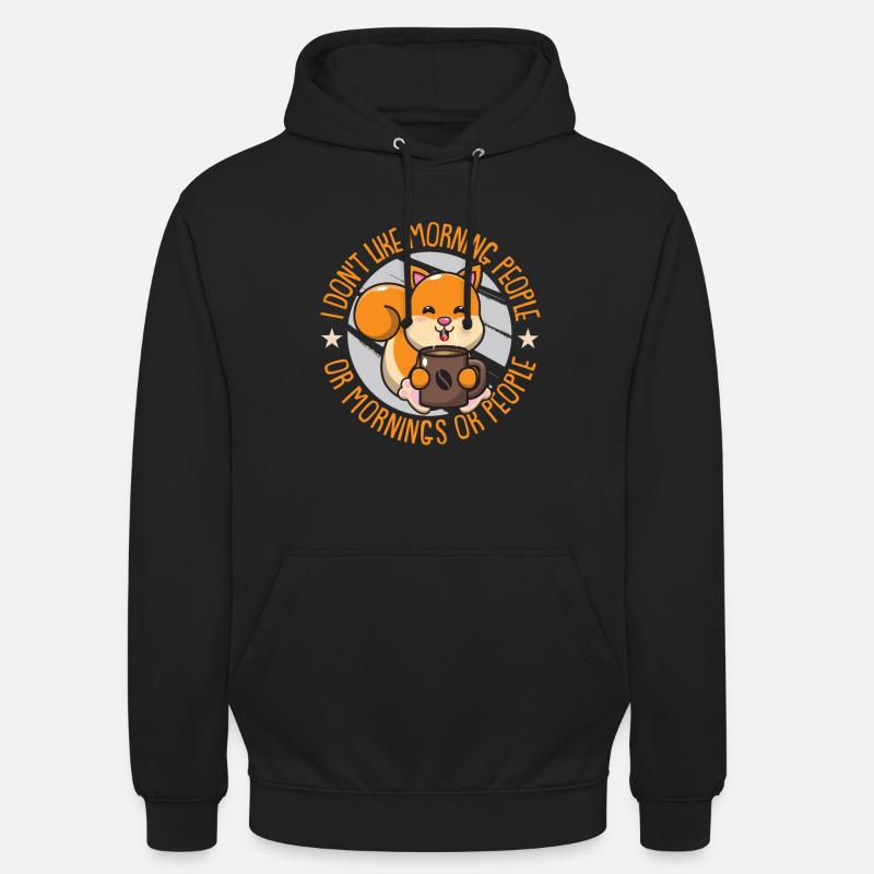 Eichhörnchen - Unisex Hoodie - Schwarz