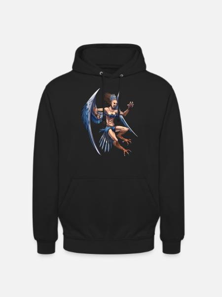 Greek Mythology Deity Harpy - Unisex Hoodie - black