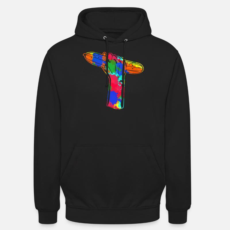 Concombre Végétarien Légumes Végétaliens Concombres - Sweat-shirt à capuche unisexe - noir