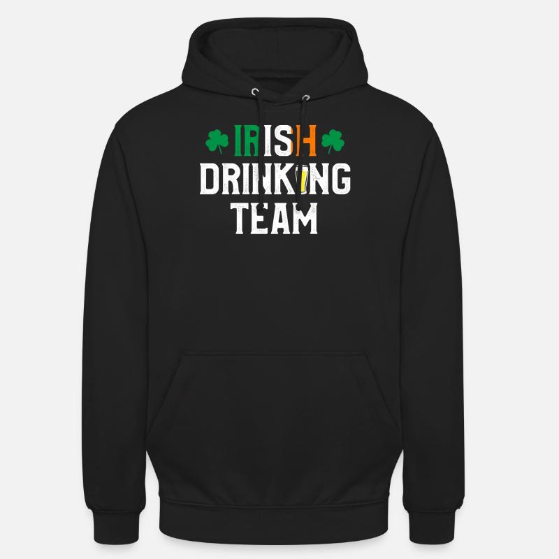 Irisches Trinkteam - Unisex Hoodie - Schwarz