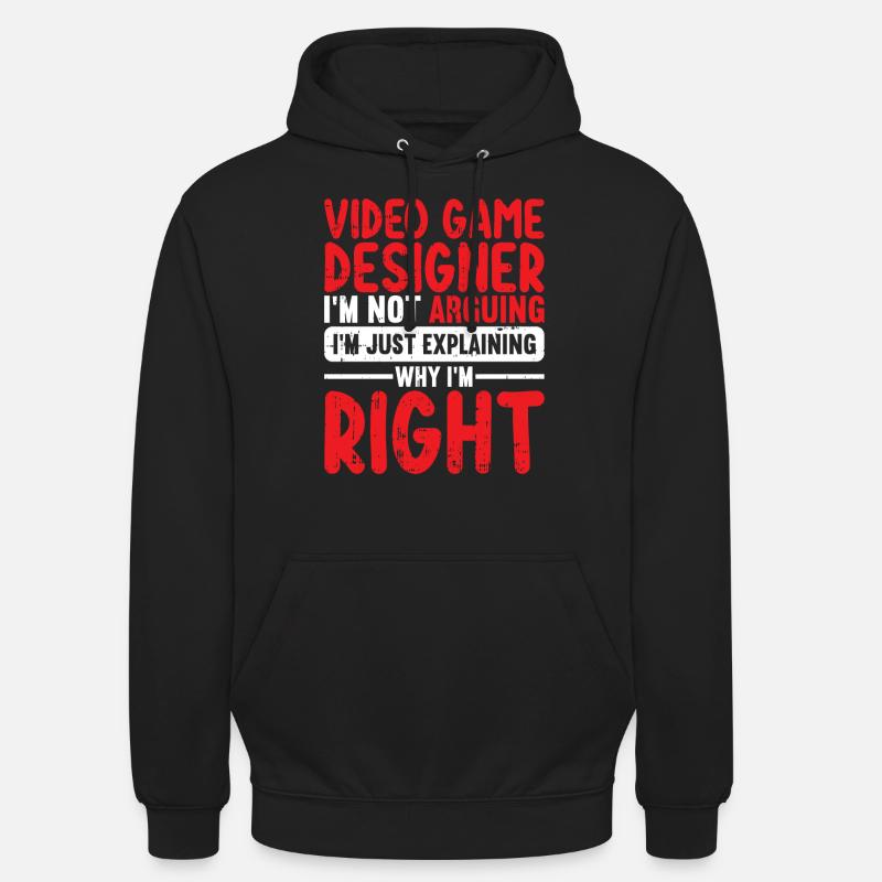 Video Game Designer - Unisex Hoodie - Schwarz