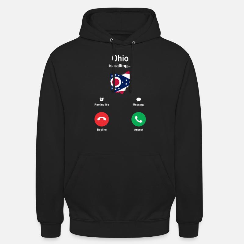 Visite à Ohio Gift - Sweat-shirt à capuche unisexe - noir