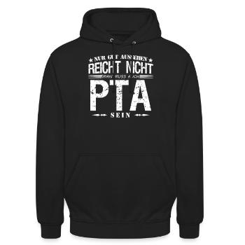 Pharmazeutisch-technische Assistentin - Unisex Hoodie - Schwarz - Vorne - Alina (178cm) & Michal (187cm)