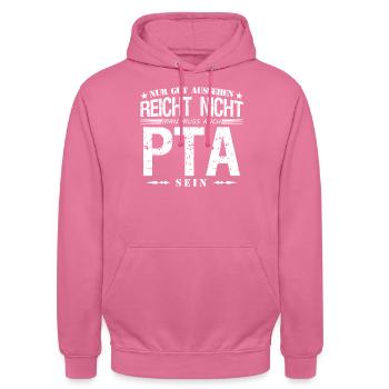 Pharmazeutisch-technische Assistentin - Unisex Hoodie - Pink - Vorne - Alina (178cm) & Michal (187cm)