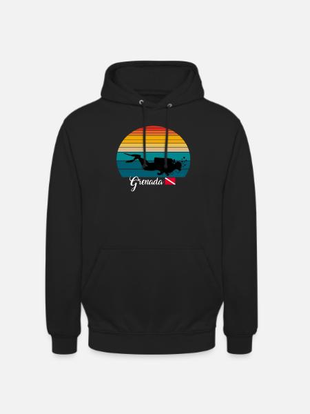 Grenada Scuba Diving Poison - Unisex Hoodie - black