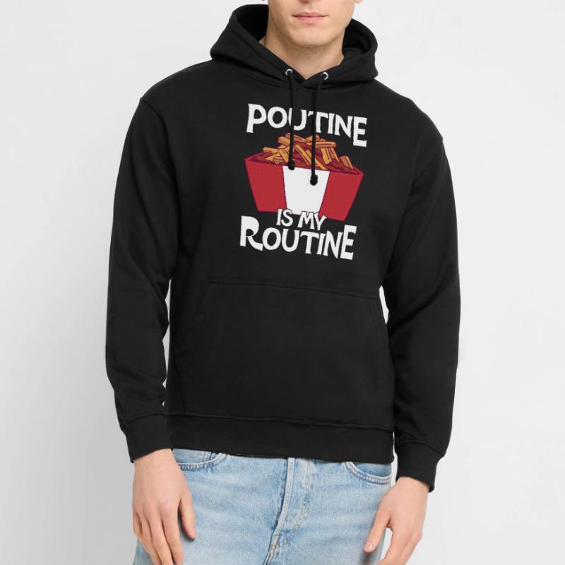 Poutine Canada Spécialité de restauration rapide Sweat-shirt à capuche unisexe