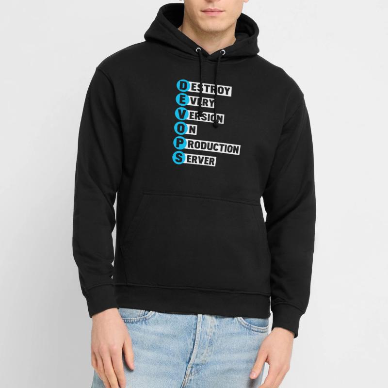 Devops Sys-Admin Developer Heroes Conception Sweat-shirt à capuche unisexe