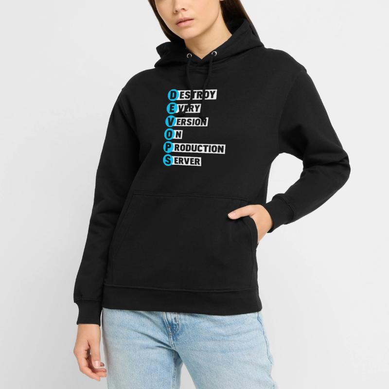 Devops Sys-Admin Developer Heroes Conception Sweat-shirt à capuche unisexe