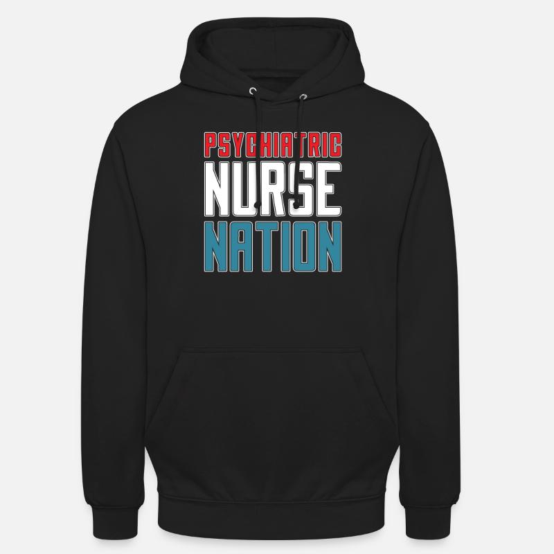 Infirmier - Sweat-shirt à capuche unisexe - noir