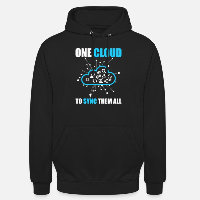 Administrateur Cloud Devops - Sweat-shirt à capuche unisexe - noir