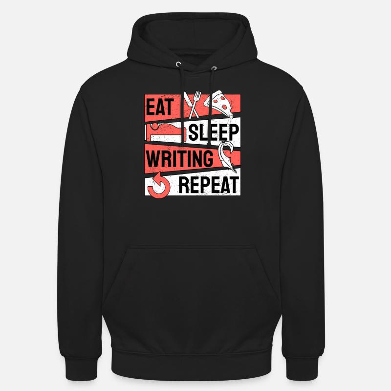 Auteur Auteur Écrivain Auteurs - Sweat-shirt à capuche unisexe - noir