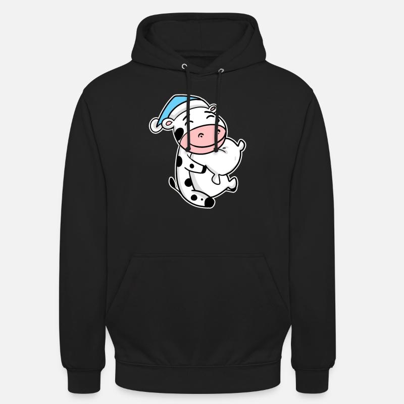 Bébé vache - Sweat-shirt à capuche unisexe - noir