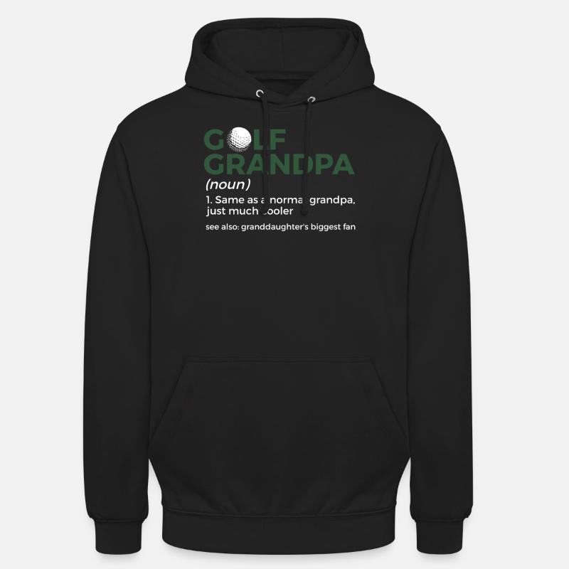 Golf Spieler Spruch Geschenkidee - Unisex Hoodie - Schwarz