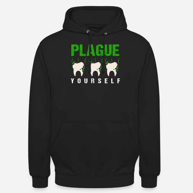 Cadeau de dentiste dentaire - Sweat-shirt à capuche unisexe - noir