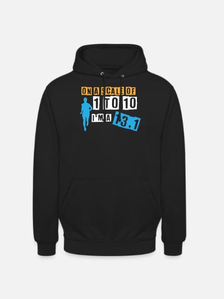 Half Marathon, Marathon, Runner - Unisex Hoodie - black