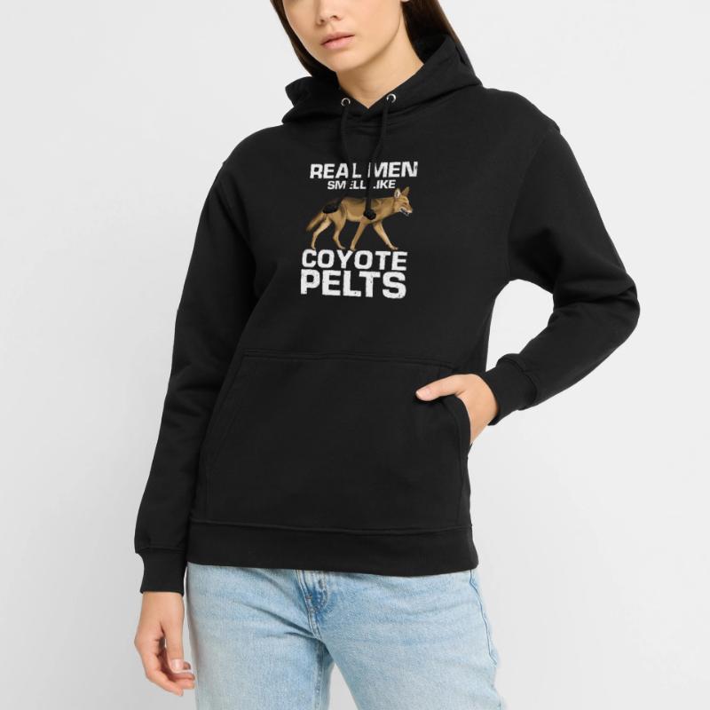 Conception de coyote pour les réacteurs de coyote Sweat-shirt à capuche unisexe