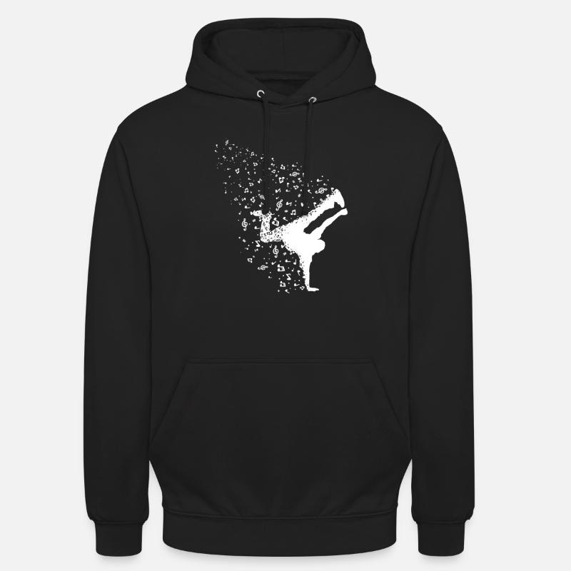 Breakdance BBoy Breakdancer Break Dance Hip Hop - Sweat-shirt à capuche unisexe - noir