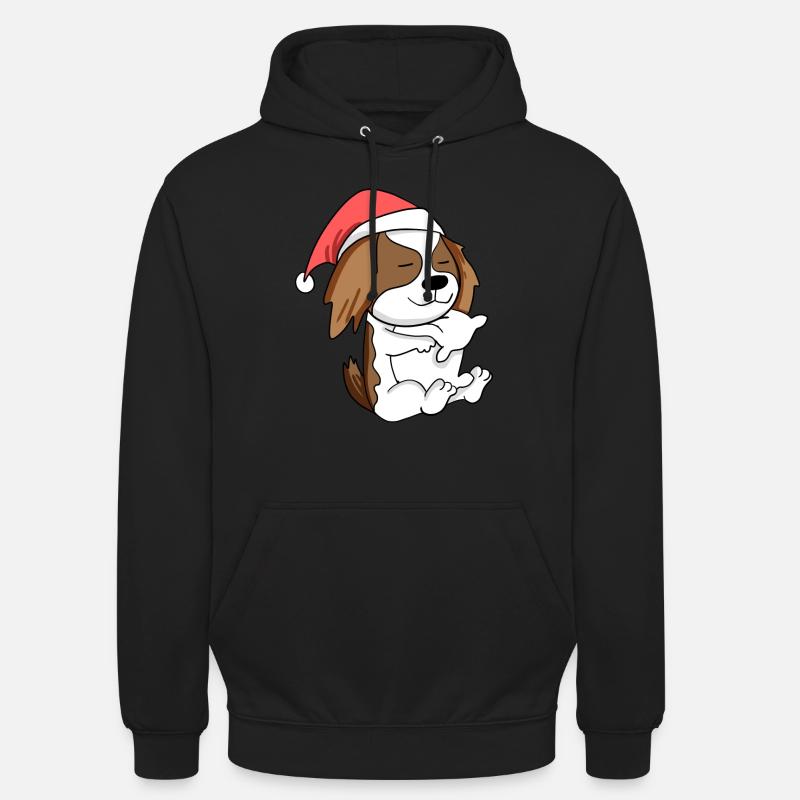 Cavalier King Charles Spaniel Chien Noël - Sweat-shirt à capuche unisexe - noir