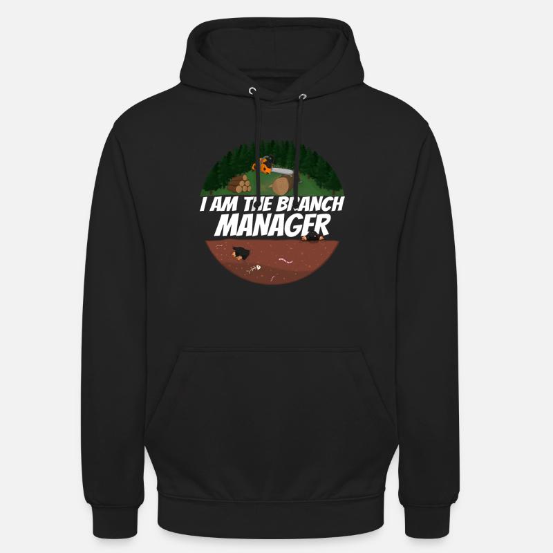 Tronçonneuse Tronçonneuse - Sweat-shirt à capuche unisexe - noir