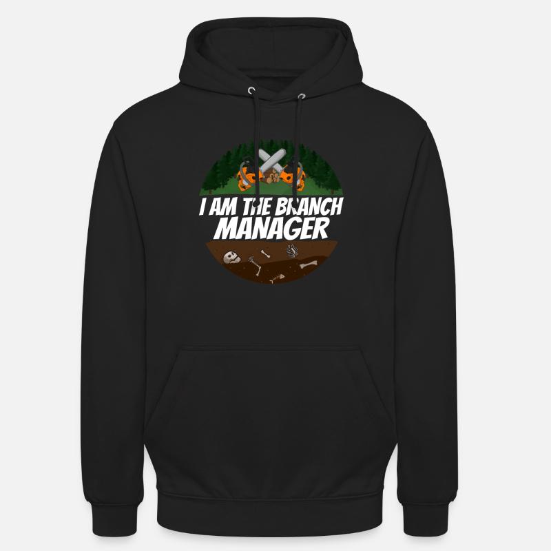 Tronçonneuse Tronçonneuse - Sweat-shirt à capuche unisexe - noir