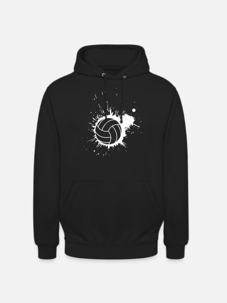 Volleyball Ball Volleyball Player - Unisex Hoodie - black