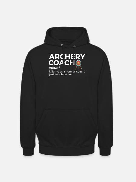 Bogenschießen Bogenschütze - Unisex Hoodie - Schwarz