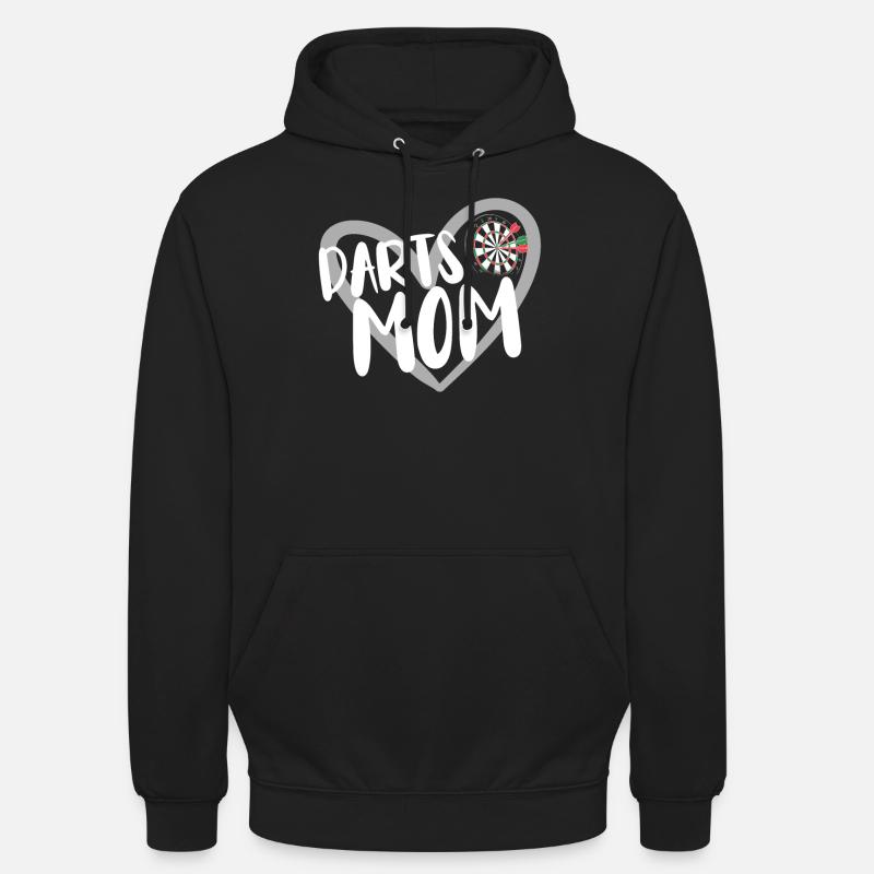 Joueur de fléchettes Fléchettes - Sweat-shirt à capuche unisexe - noir