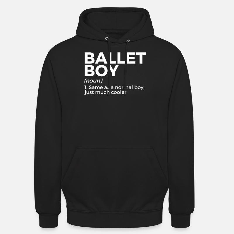 Danse classique - Sweat-shirt à capuche unisexe - noir