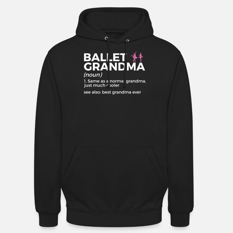Danse classique - Sweat-shirt à capuche unisexe - noir