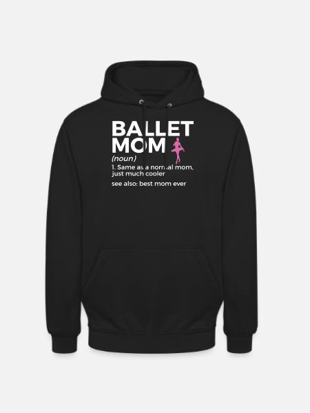 Danse classique - Sweat-shirt à capuche unisexe - noir