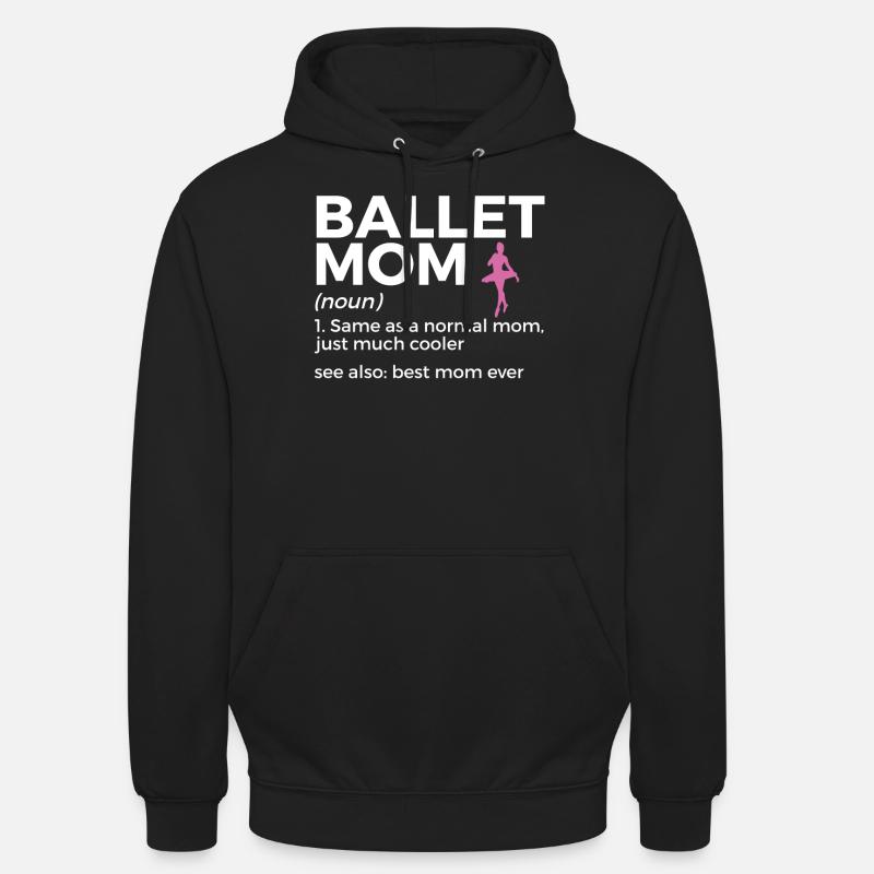 Danse classique - Sweat-shirt à capuche unisexe - noir