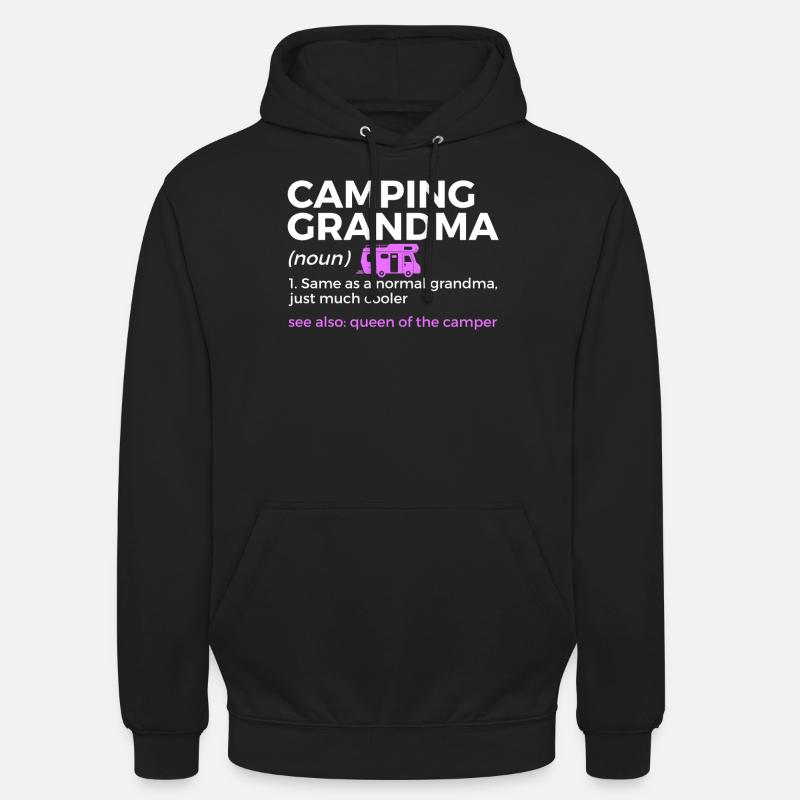 Camping Camping Camping-car - Sweat-shirt à capuche unisexe - noir